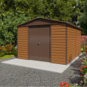 Yardmaster Abri de jardin métal Marron Acier galvanisé 11.40m²