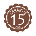 Yardmaster Abri de jardin métal Marron Acier galvanisé 11.40m²