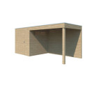 Gardenas Abris de jardin en bois Marron Bois massif 10.7m²