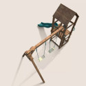 Soulet Stations de jeux Marron Bois massif