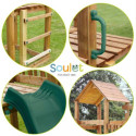 Soulet Stations de jeux Marron Bois massif