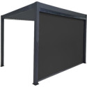 Habrita Rideaux pour pergolas Gris