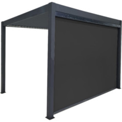 Habrita Rideaux pour pergolas Gris