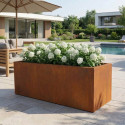 X-Metal Pots et jardinières en acier Marron Acier Cortène