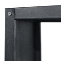 X-Metal Abri bûches Marron Acier Cortène