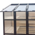 Arbour Serre adossée Noir 1.09m²