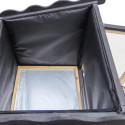 Shelty Pet Clapier Naturel et noir Bois massif 0.91m²