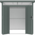 X-Metal Abri de jardin métal Vert Acier galvanisé 5.29m²