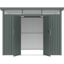 X-Metal Abri de jardin métal Vert Acier galvanisé 6.8m²