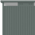 X-Metal Abri de jardin métal Vert Acier galvanisé 6.8m²