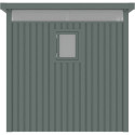 X-Metal Abri de jardin métal Vert Acier galvanisé 6.8m²