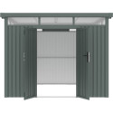 X-Metal Abri de jardin métal Vert Acier galvanisé 8.7m²