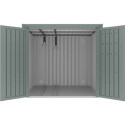 X-Metal Abri pour vélos Vert Acier galvanisé 3.3m²