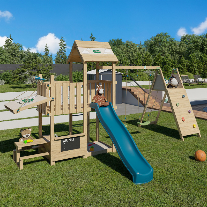 Aléo by Trigano Stations de jeux Marron Bois massif