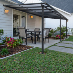 X-Metal Toit de terrasse alu Gris Aluminium 32m²