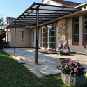 X-Metal Toit de terrasse alu Gris Aluminium 32m²