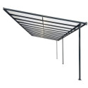 X-Metal Toit de terrasse alu Gris Aluminium 32m²