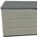Jôbu Coffre de jardin Beige Polyéthylène Haute Densité (HDPE) 1.08m²