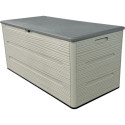 Jôbu Coffre de jardin Beige Polyéthylène Haute Densité (HDPE) 1.08m²