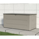 Jôbu Coffre de jardin Beige Polyéthylène Haute Densité (HDPE) 1.08m²
