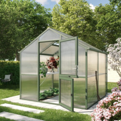 KGT Serre de jardin en polycarbonate Vert 5,06m²
