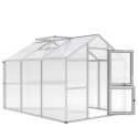 KGT Serre de jardin en polycarbonate Gris 7.5m²