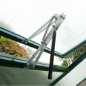 KGT Serre de jardin en polycarbonate Gris 10m²