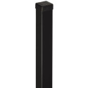 Poteau à sceller 190cm acier galvanisé 8x8cm X-Metal - Noir