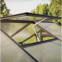 KGT Serre de jardin en verre Gris 10m²