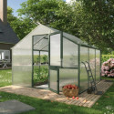 KGT Serre de jardin en polycarbonate Vert 9.6m²
