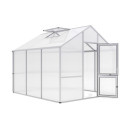 KGT Serre de jardin en polycarbonate Gris 9.6m²
