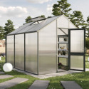 KGT Serre de jardin en polycarbonate Vert 9.6m²
