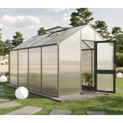KGT Serre de jardin en polycarbonate Vert 12.74m²