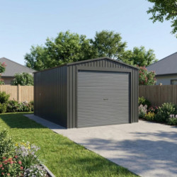 X-Metal Garage métal Gris Métal 15.14m²