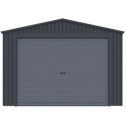 X-Metal Garage métal Gris Métal 15.14m²