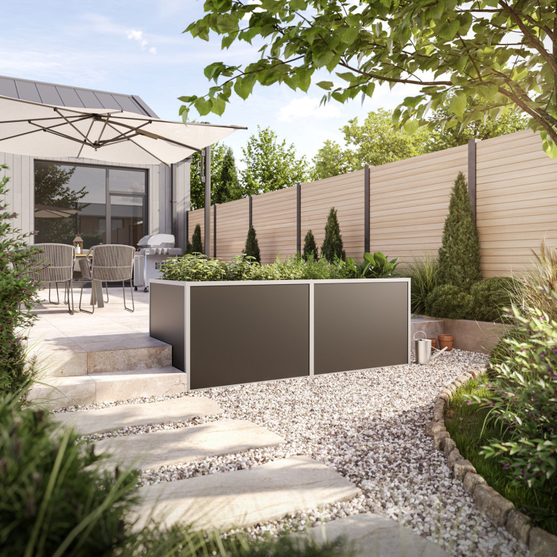 KGT Potagers Gris Aluminium