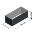 KGT Potagers Gris Aluminium