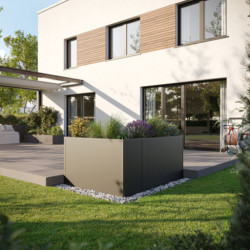 KGT Potagers Gris Aluminium