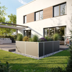 KGT Potagers Gris Aluminium