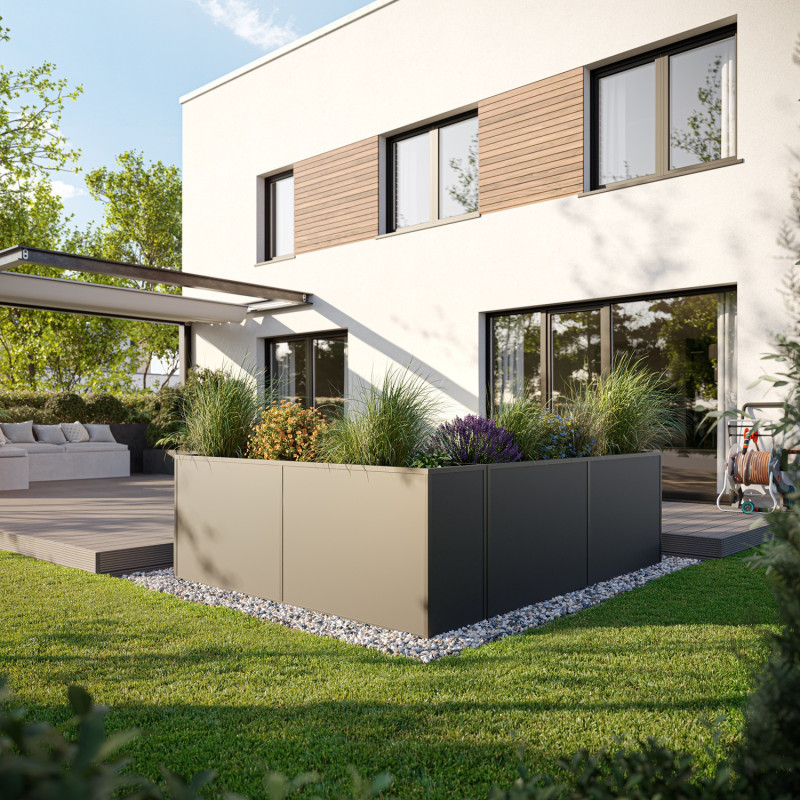 KGT Potagers Gris Aluminium
