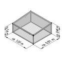 KGT Mini serre de jardin Gris