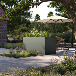 KGT Potagers Gris Acier galvanisé
