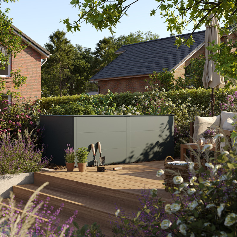 KGT Potagers Gris Acier galvanisé