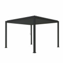 Ombréa Pergolas bioclimatiques Gris Aluminium 9m²