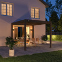 Ombréa Pergolas bioclimatiques Gris Aluminium 9m²