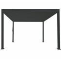 Ombréa Pergolas bioclimatiques Gris Aluminium 9m²