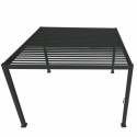 Ombréa Pergolas bioclimatiques Gris Aluminium 9m²