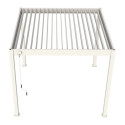 Ombréa Pergolas bioclimatiques Blanc Aluminium 9m²