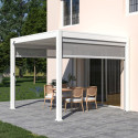 Ombréa Pergolas bioclimatiques Blanc Aluminium 9m²