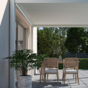 Ombréa Pergolas bioclimatiques Blanc Aluminium 9m²